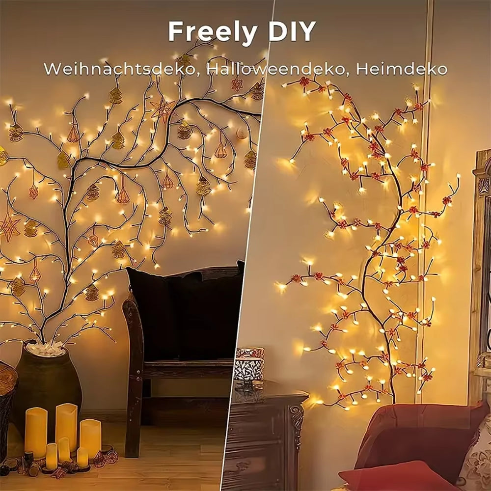 Willow Vine LED Tree Branch Lamp Wall Decoration Willow Vine Tree