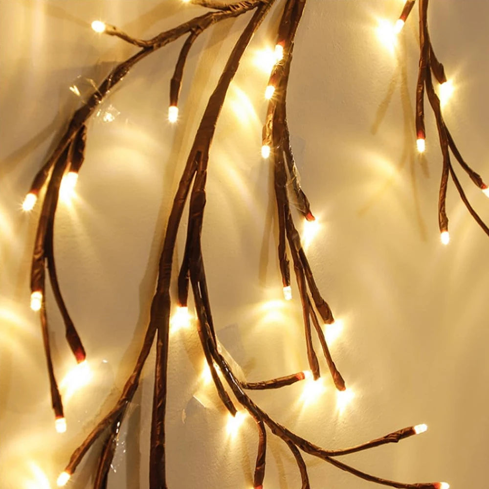 Willow Vine LED Tree Branch Lamp Wall Decoration Willow Vine Tree
