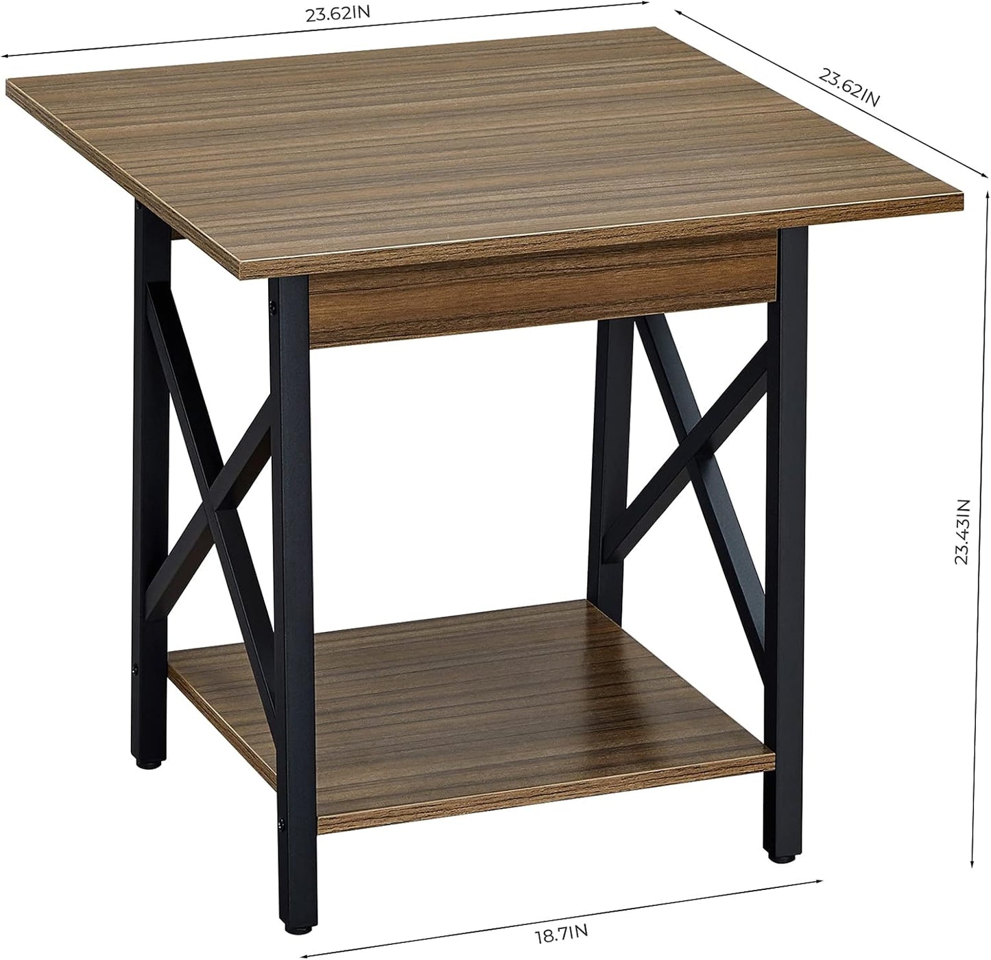 Farmhouse Industrial Design End Table