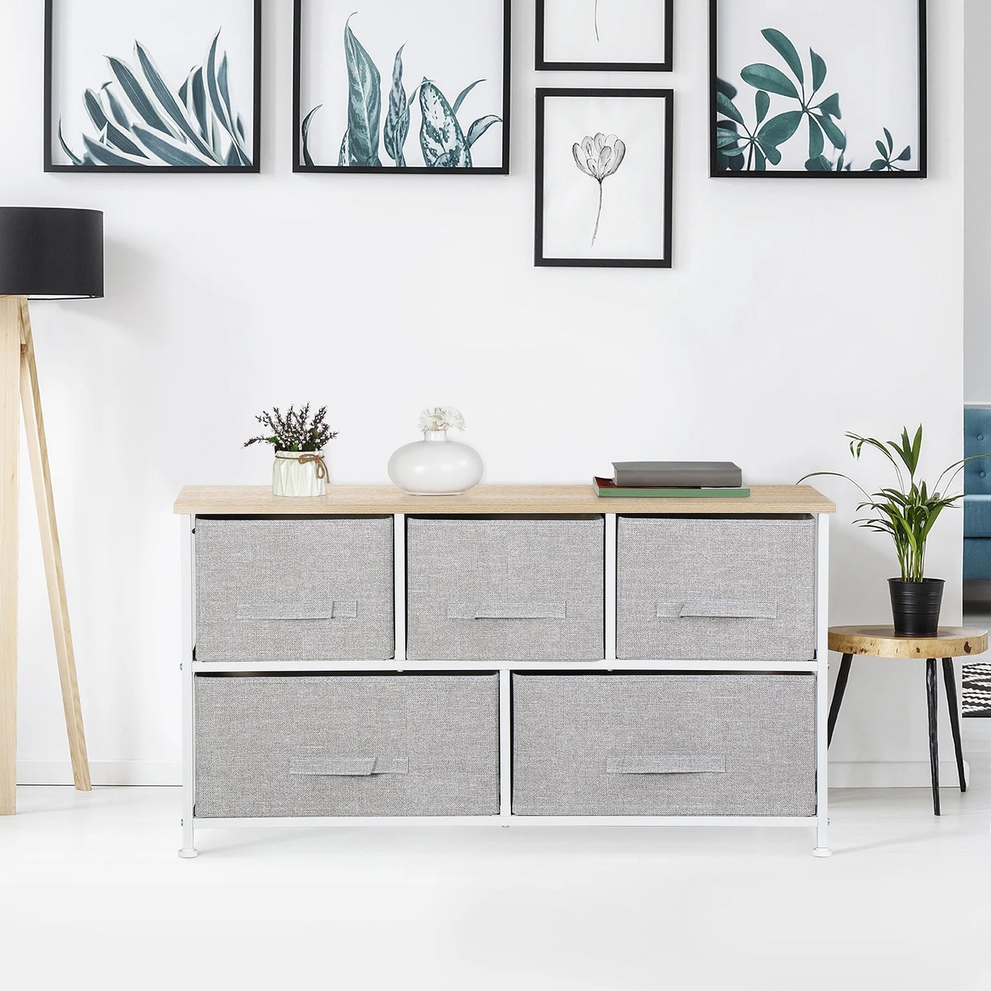 Modern 5-Drawer Storage Dresser 