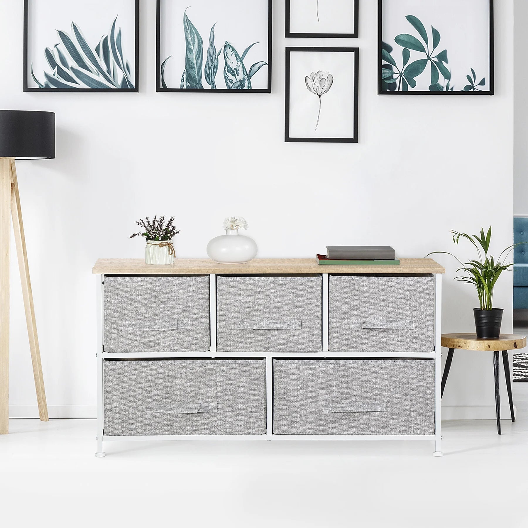 Modern 5-Drawer Storage Dresser 