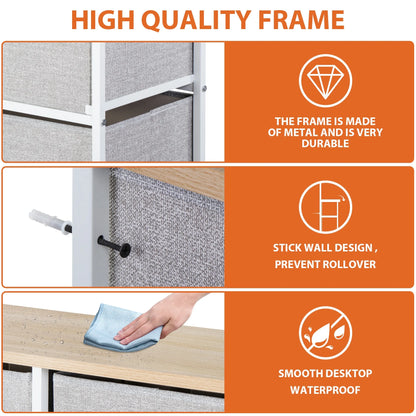 Modern 5-Drawer Storage Dresser 