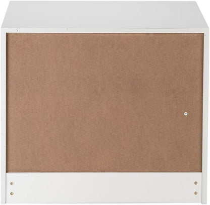 Wood Simple 3-Drawer Dresser,Dresser Organizer Wood Chest Cabinet for Bedroom, Living Room, Bathroom,Home Furniture (White)