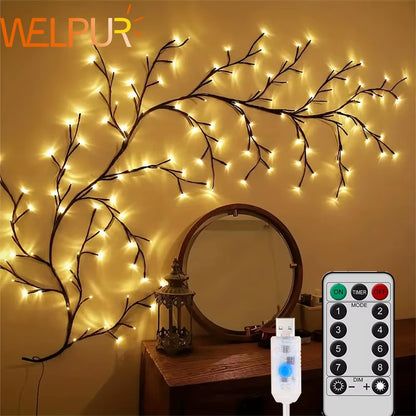 Willow Vine LED Tree Branch Lamp Wall Decoration Willow Vine Tree
