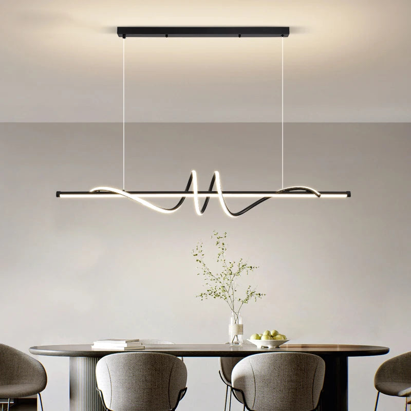 Modern LED Living Room Dining Room Pendant Lights for Kitchen Office Bar Home Decoration Chandelier Minimalist Home Lighting