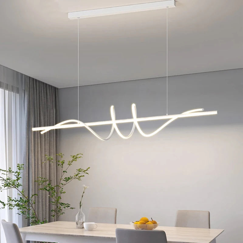 Modern LED Living Room Dining Room Pendant Lights for Kitchen Office Bar Home Decoration Chandelier Minimalist Home Lighting