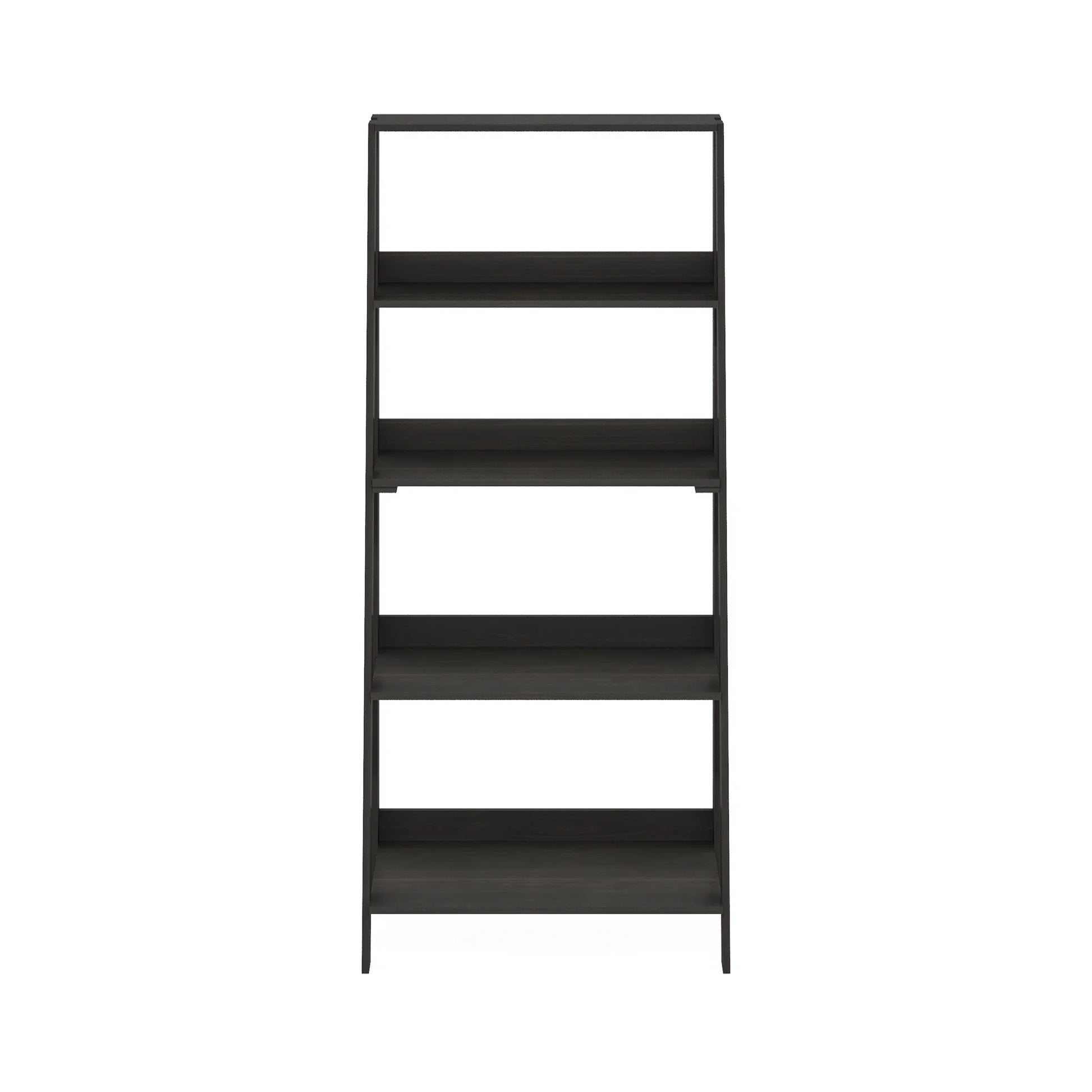 5-Tier Ladder Bookcase Display Shelf, Espresso