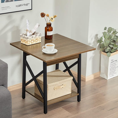Farmhouse Industrial Design End Table