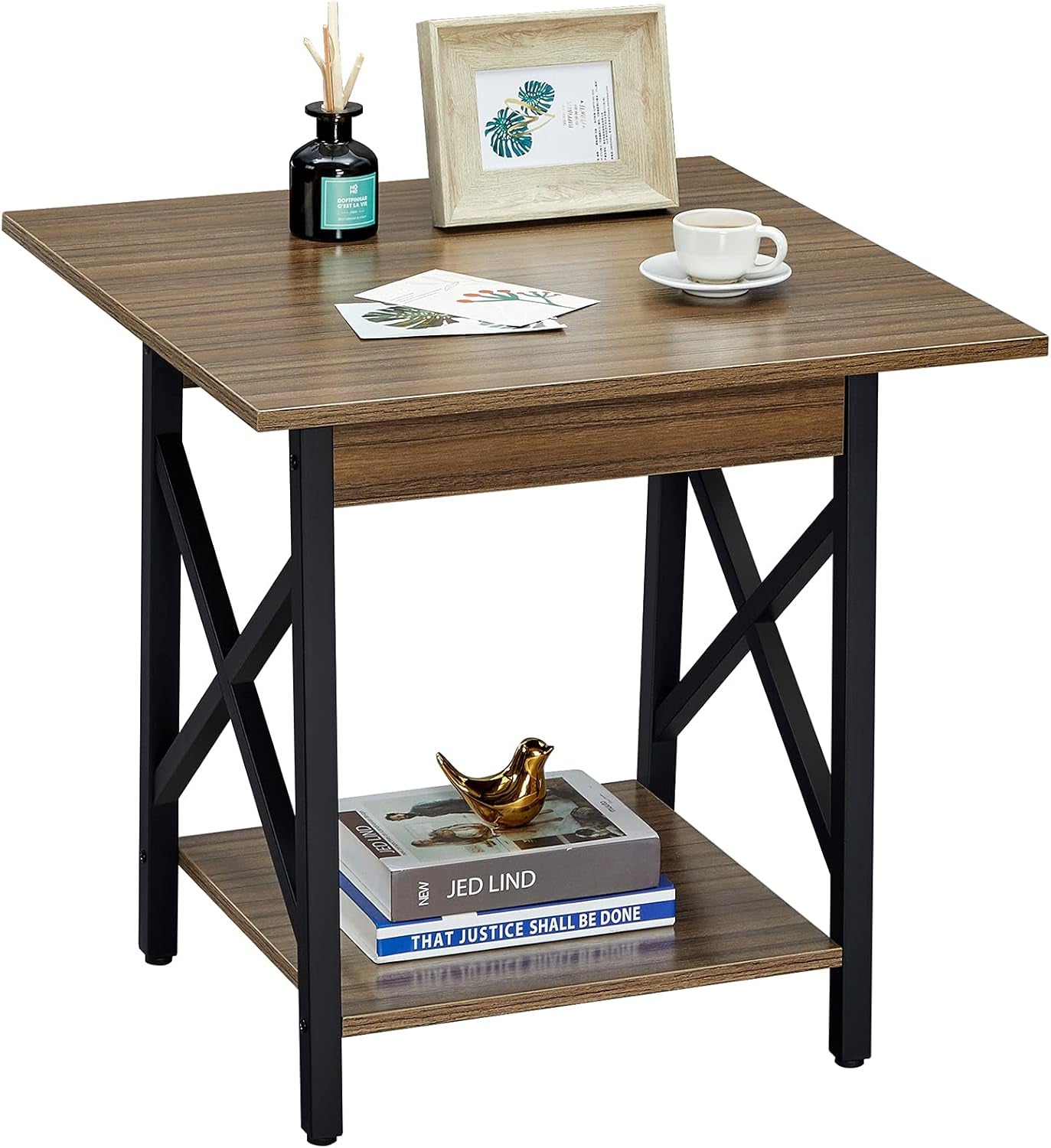 Farmhouse Industrial Design End Table