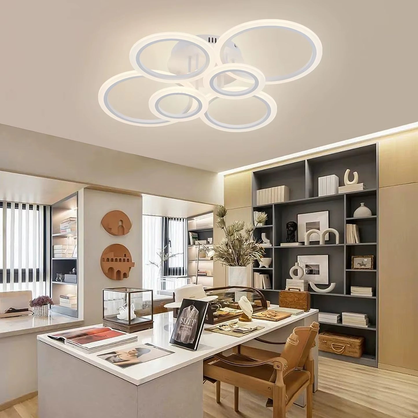 Modern LED Chandelier Home Lighting Ring Ceiling Chandelier 