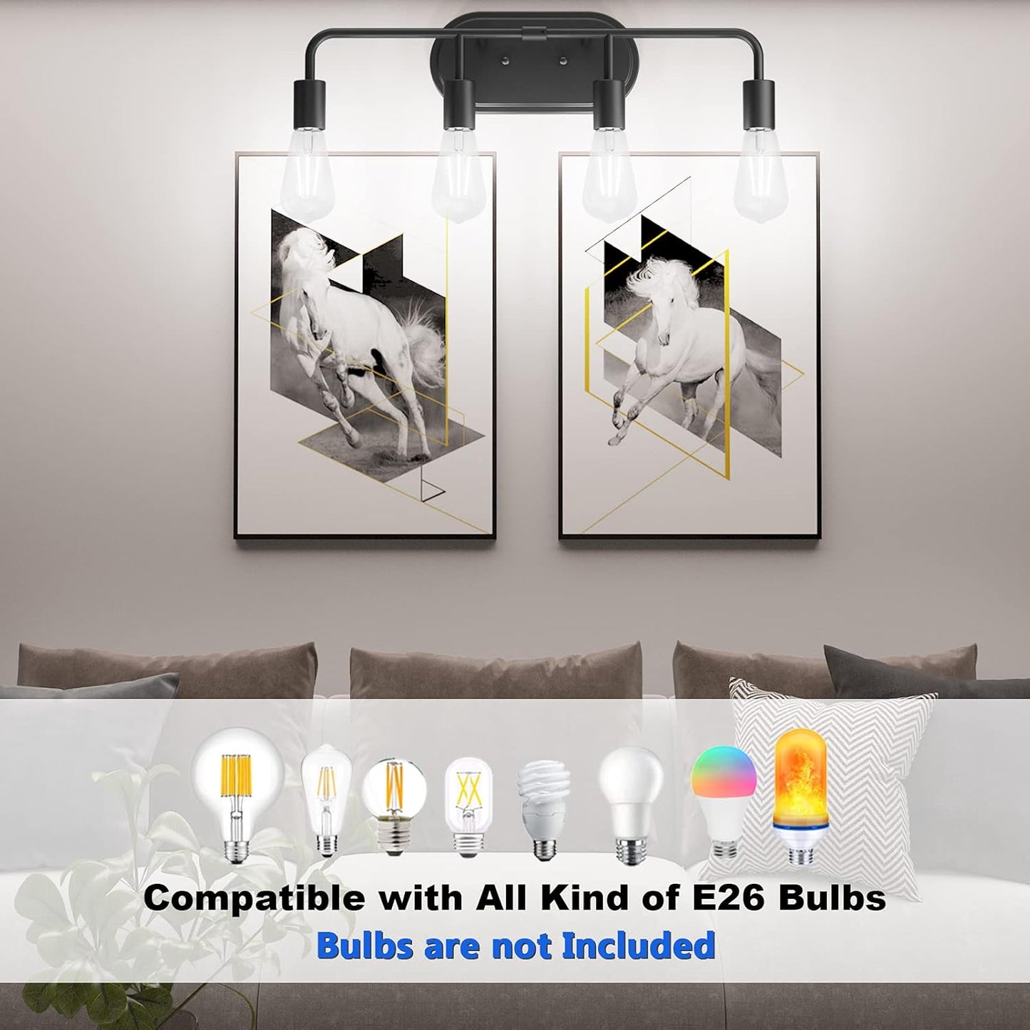 Farm House Vintage Wall Sconce Lighting (Exclude Bulb)